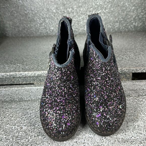 Cupcake Couture Lil Dazzle Sparkle Ankle Boots Toddler Size 6 - Picture 3 of 7